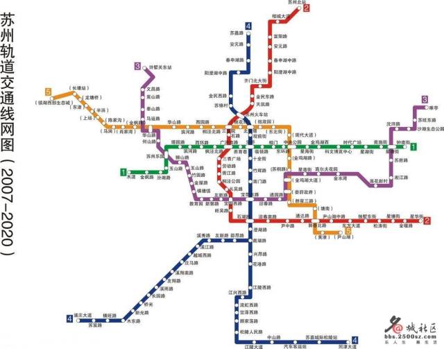 苏州地铁5号线最新线路图详解
