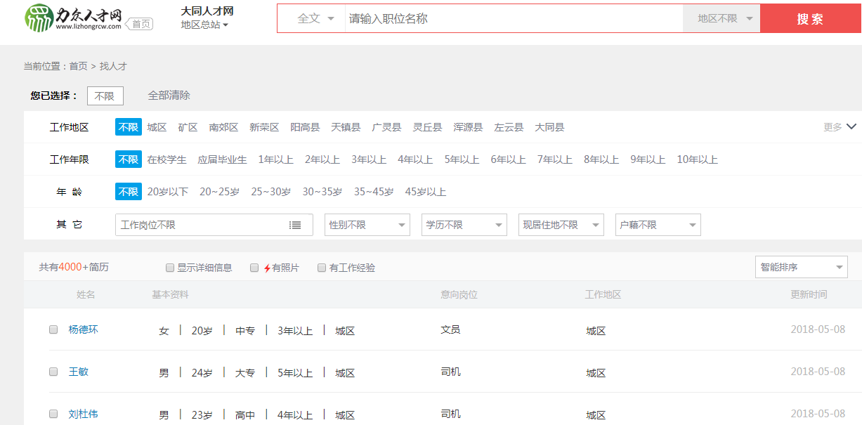 山西大同人才网最新招聘信息概览